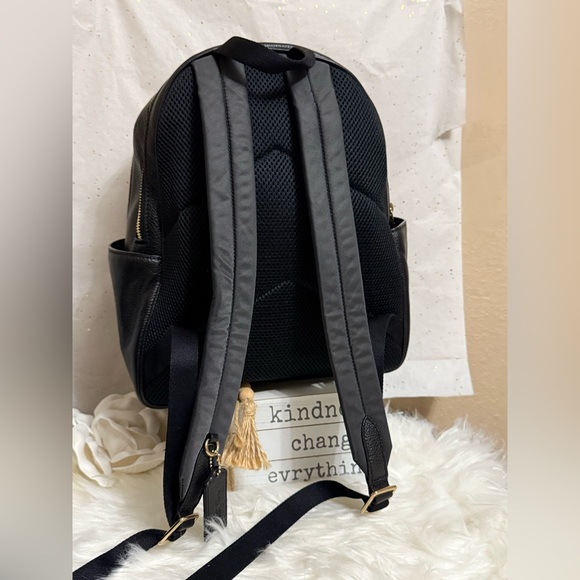 Coach Black Leather Backpack - Picture 9 of 13